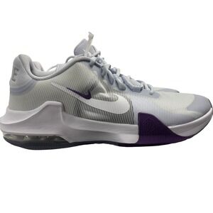 Nike Air Max Impact Basketball Shoes Purple‎ White Athletic Sneakers 14